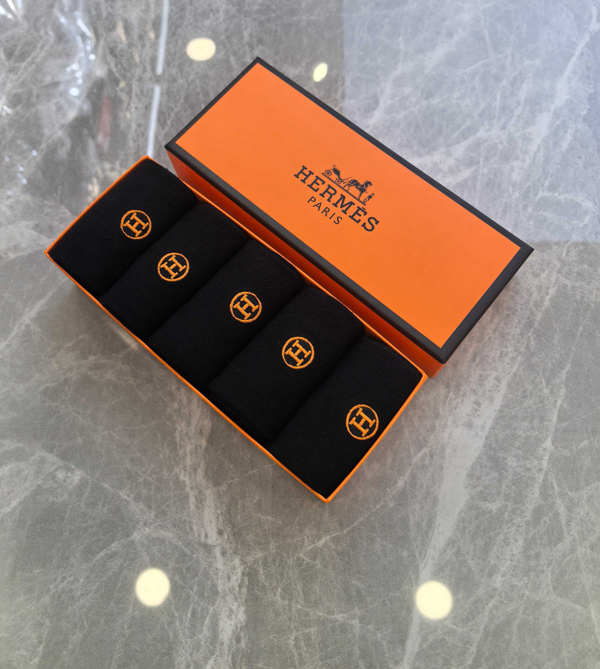 Hermes Short Socks - 5-Pair Pack