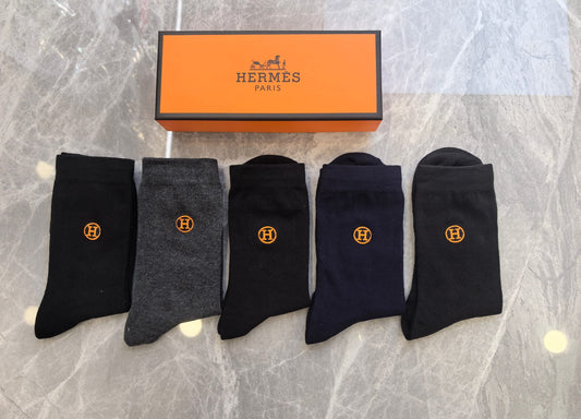 Hermes Short Socks - 5-Pair Pack