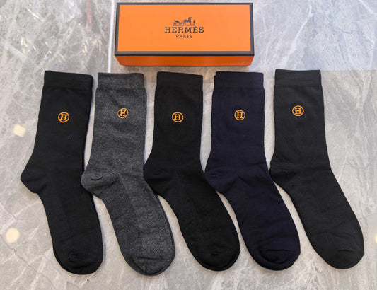 Hermes Short Socks - 5-Pair Pack