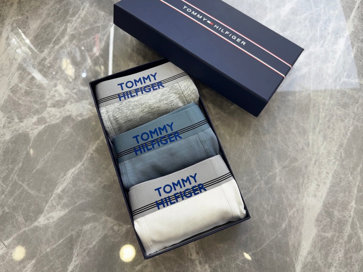 Tommy Hilfiger Cotton Men's Boxer Briefs - 3-Piece Box