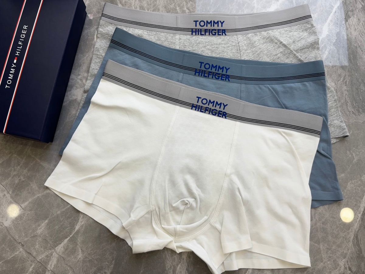 Tommy Hilfiger Cotton Men's Boxer Briefs - 3-Piece Box