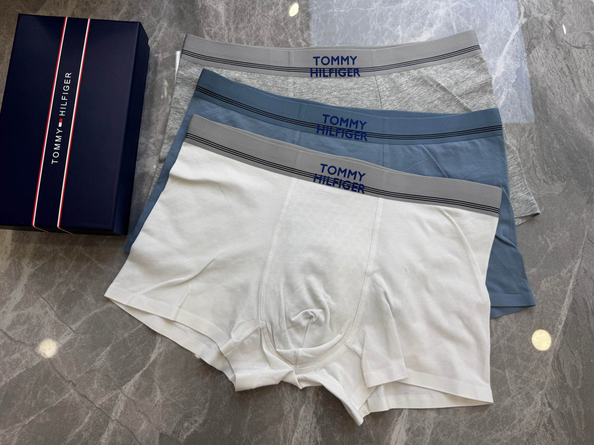 Tommy Hilfiger Cotton Men's Boxer Briefs - 3-Piece Box