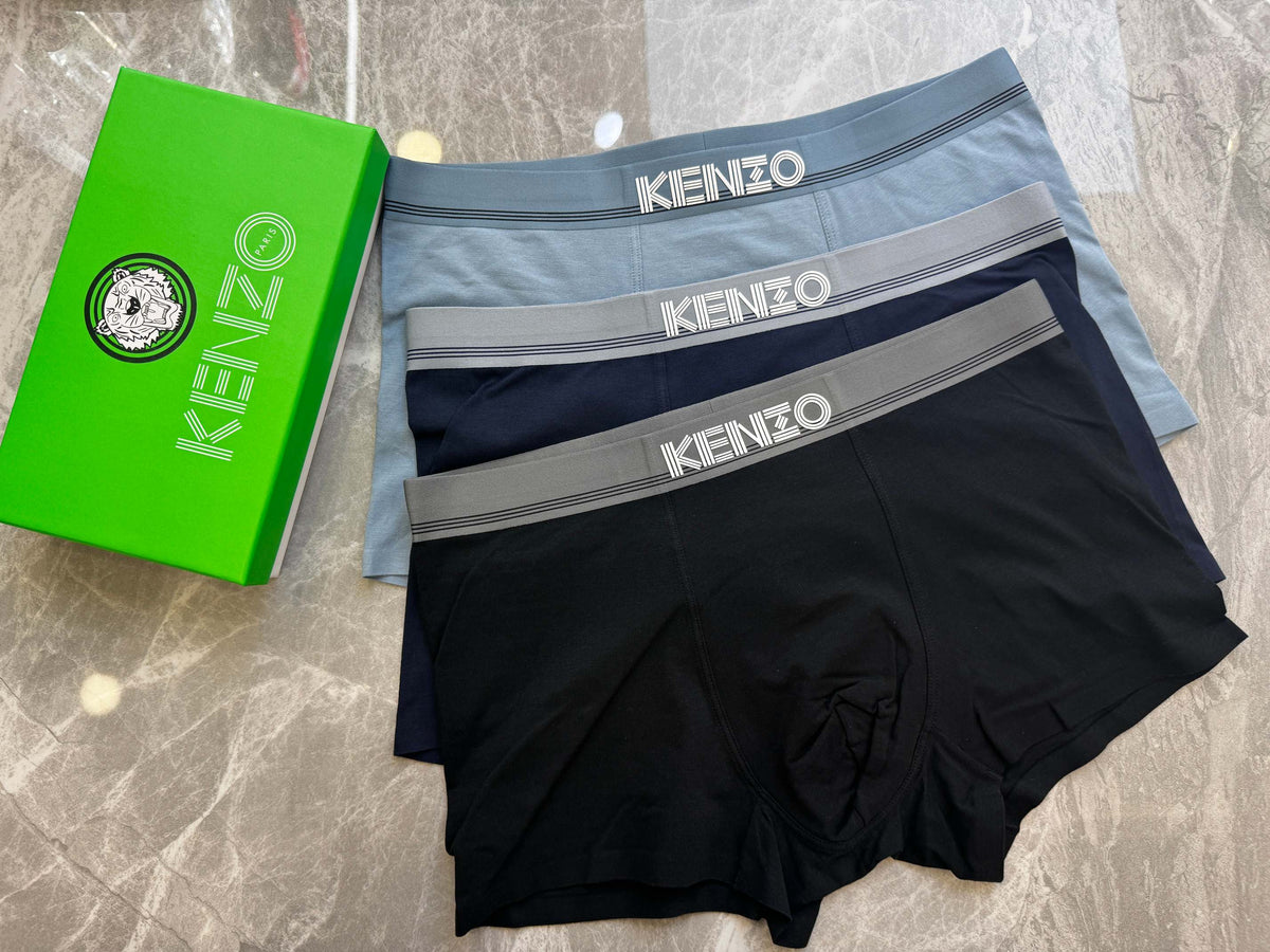 Cotton Men's Boxer Briefs - 3-Piece Box