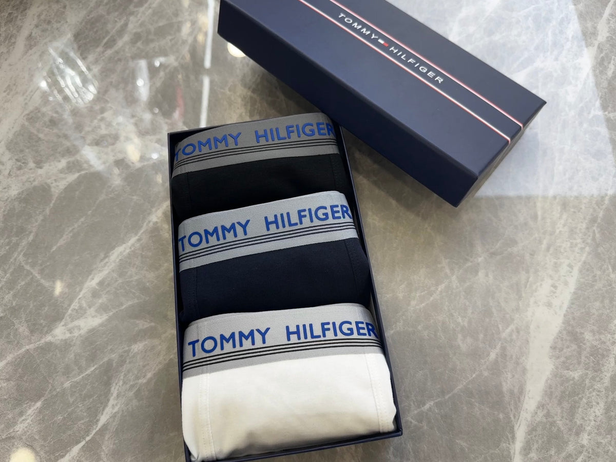Tommy Hilfiger Cotton Men's Boxer Briefs - 3-Piece Box