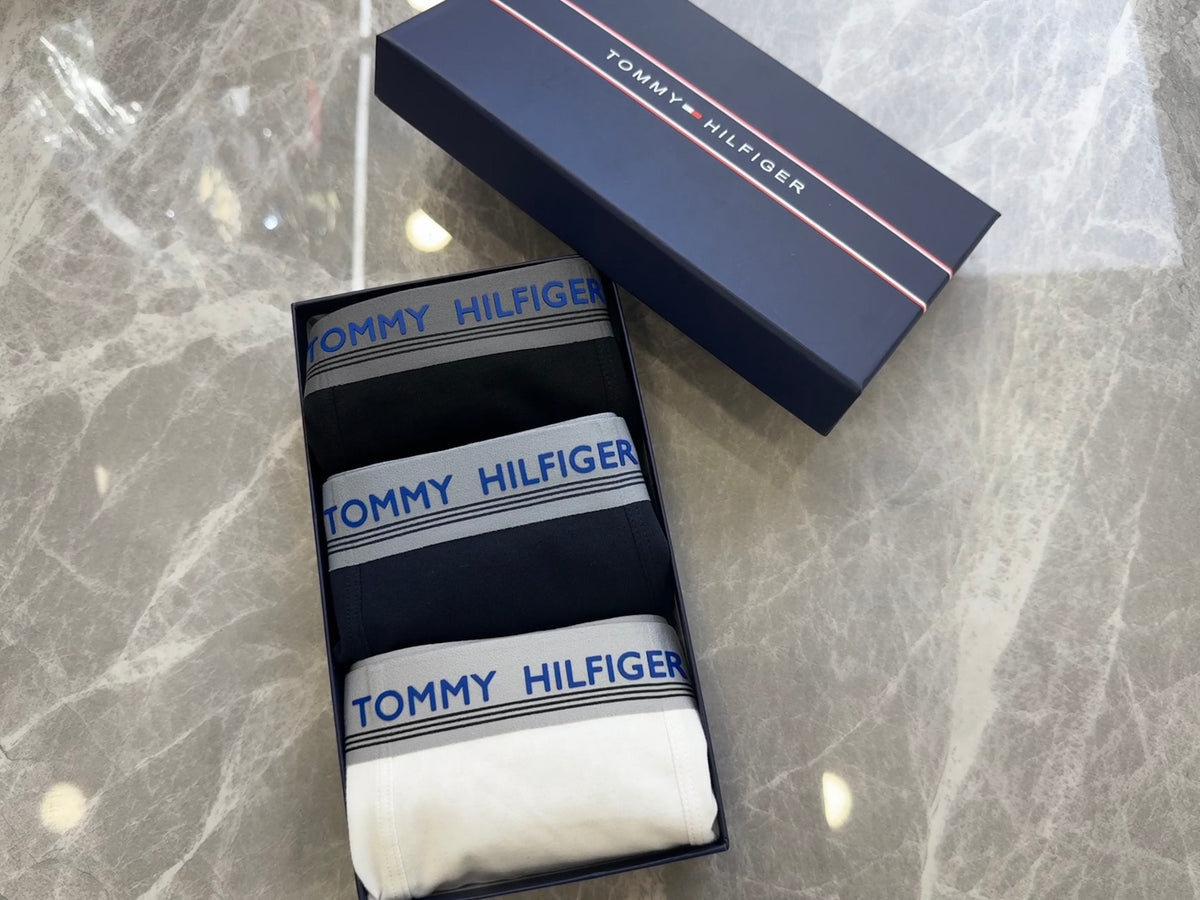 Tommy Hilfiger Cotton Men's Boxer Briefs - 3-Piece Box