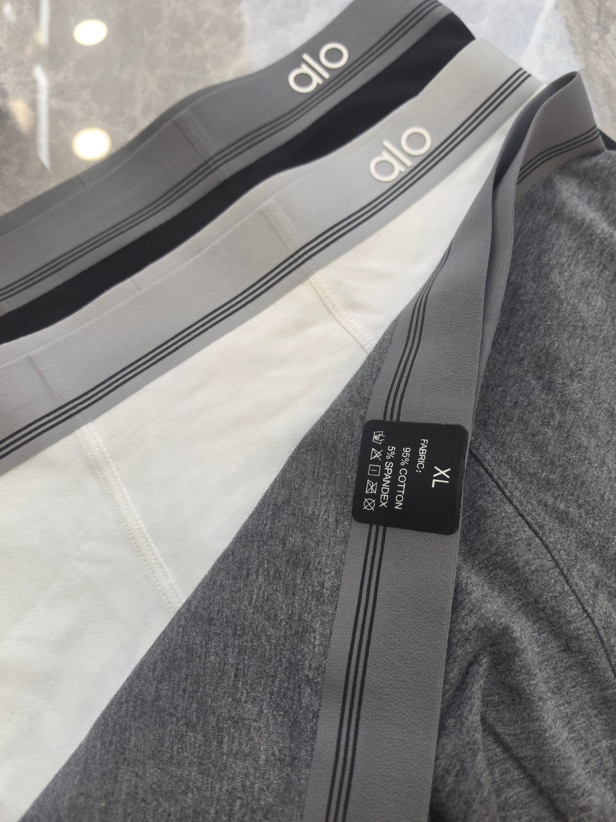 Alo Cotton Men's Boxer Briefs - 3-Piece Box