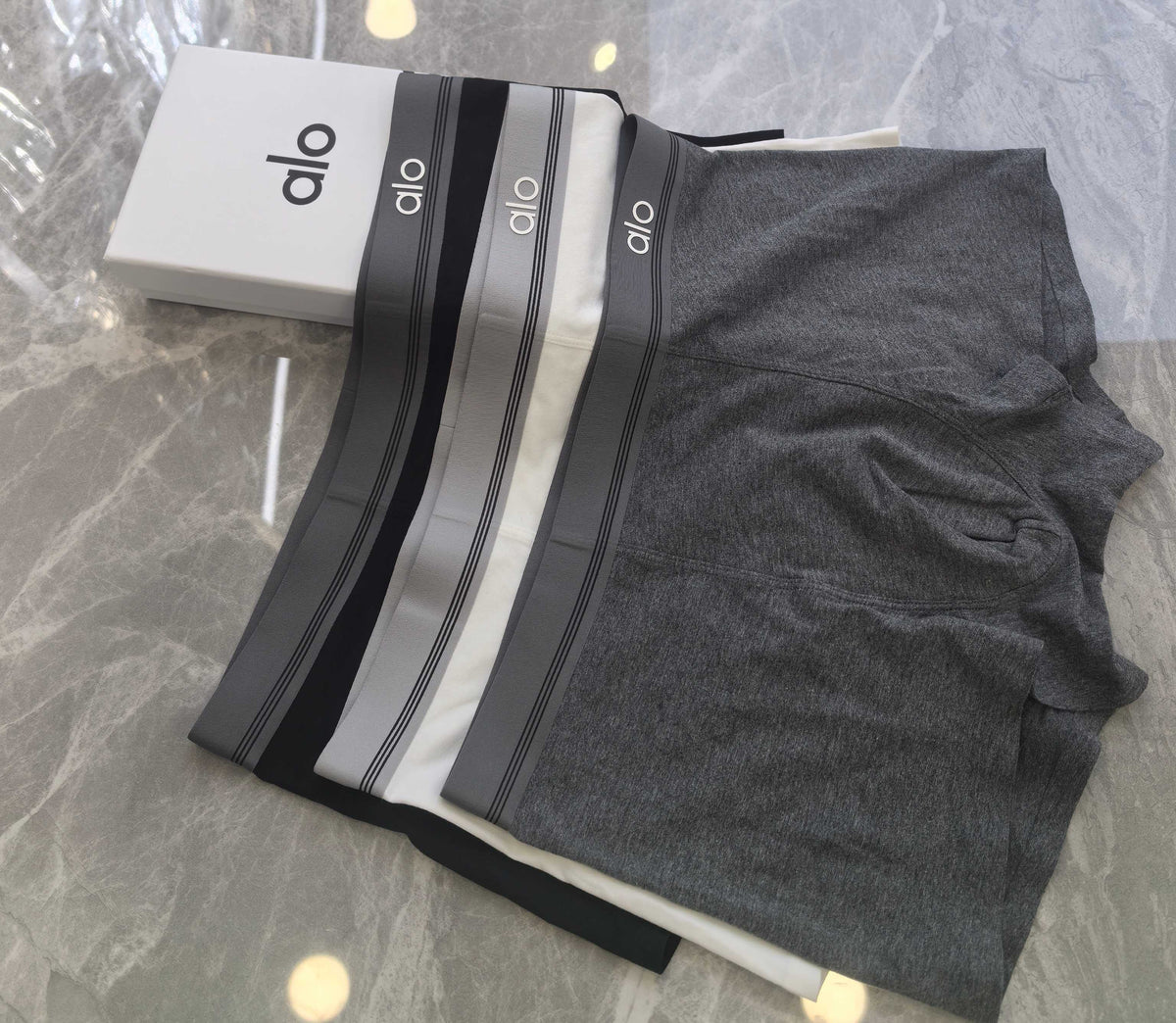 Alo Cotton Men's Boxer Briefs - 3-Piece Box