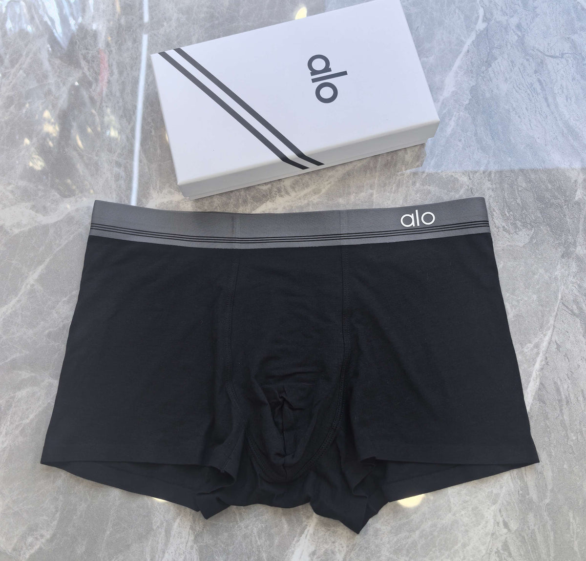 Alo Cotton Men's Boxer Briefs - 3-Piece Box