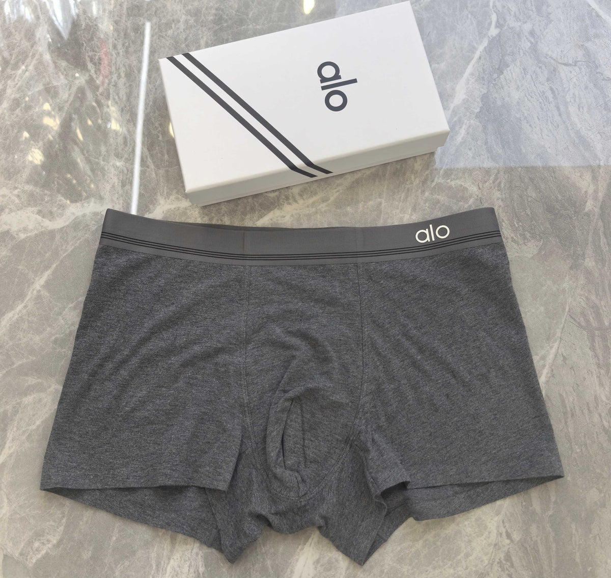 Alo Cotton Men's Boxer Briefs - 3-Piece Box