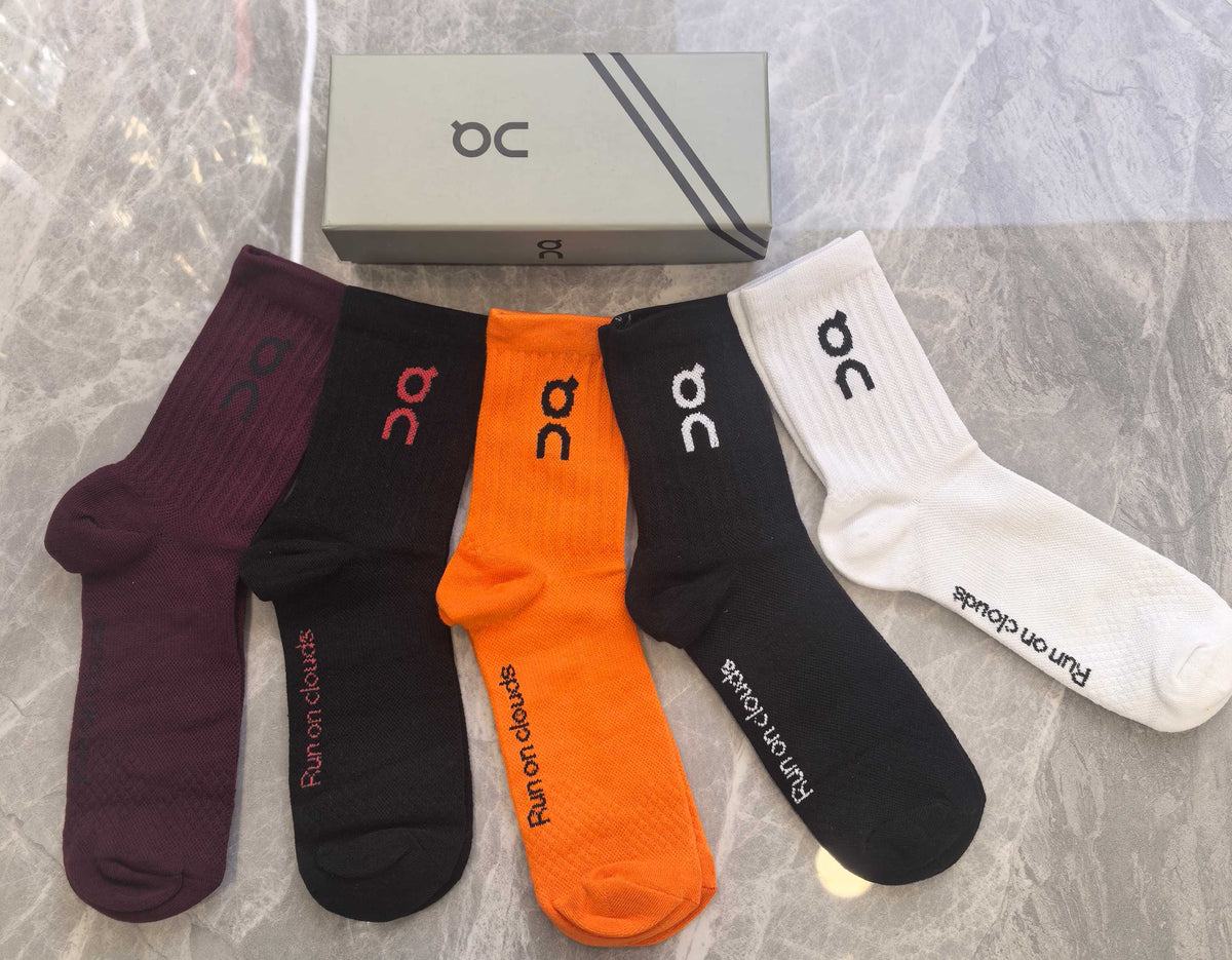 On Cotton Short Socks - 5-Pair Pack