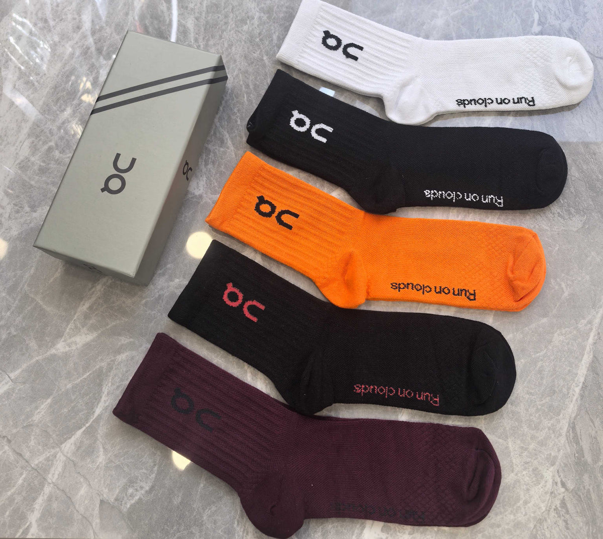 On Cotton Short Socks - 5-Pair Pack