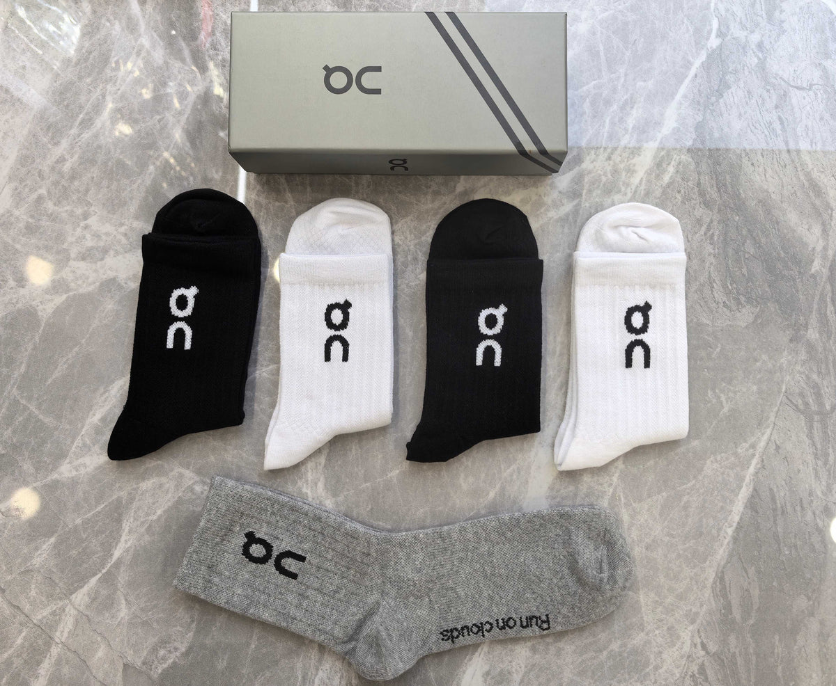 On Cotton Socks - 5-Pair Pack