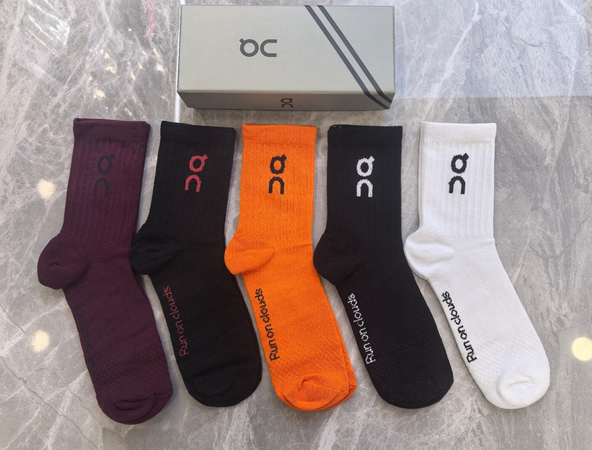 On Cotton Short Socks - 5-Pair Pack