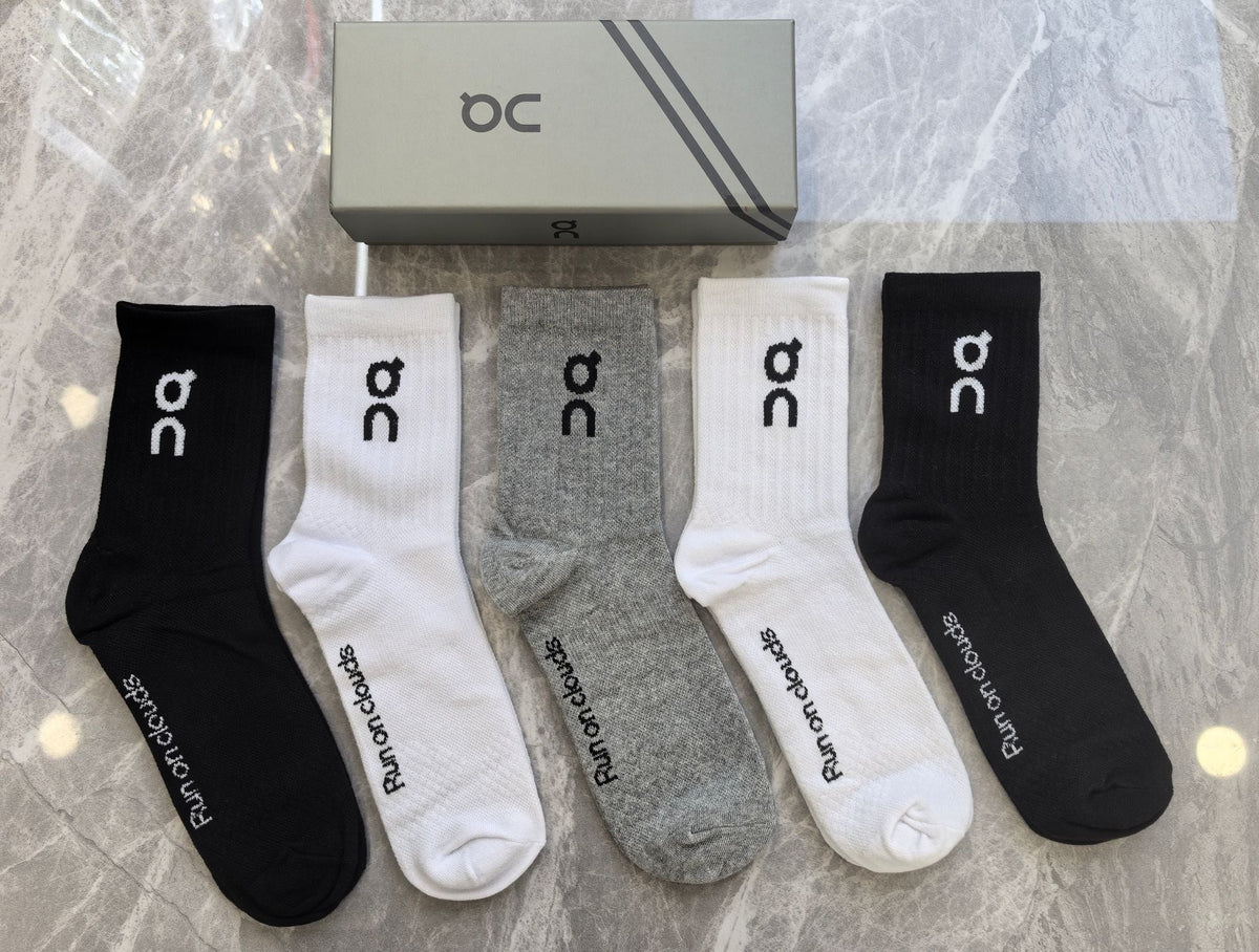 On Cotton Socks - 5-Pair Pack