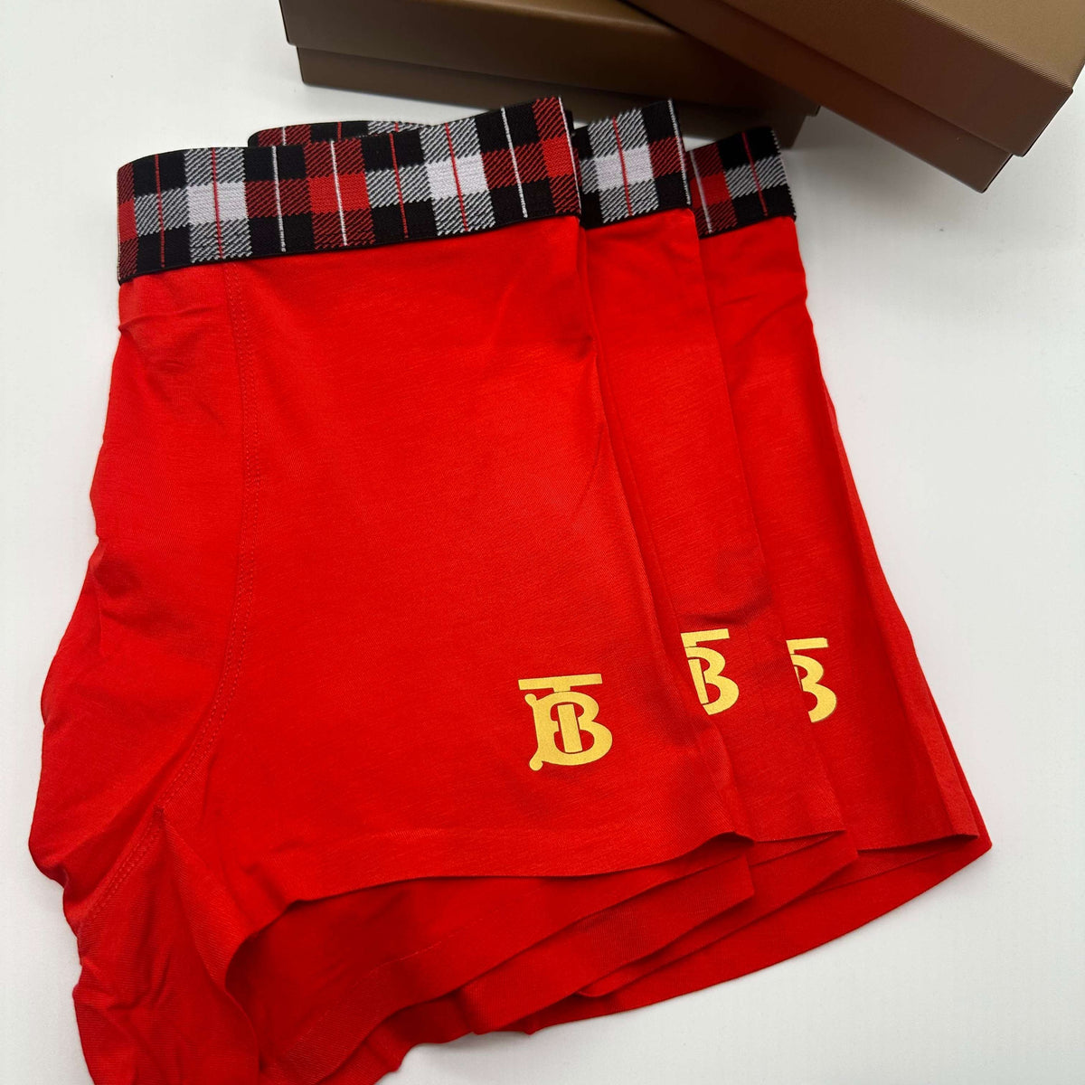Burberry Modal Men's Boxer Briefs - 3-Piece Box