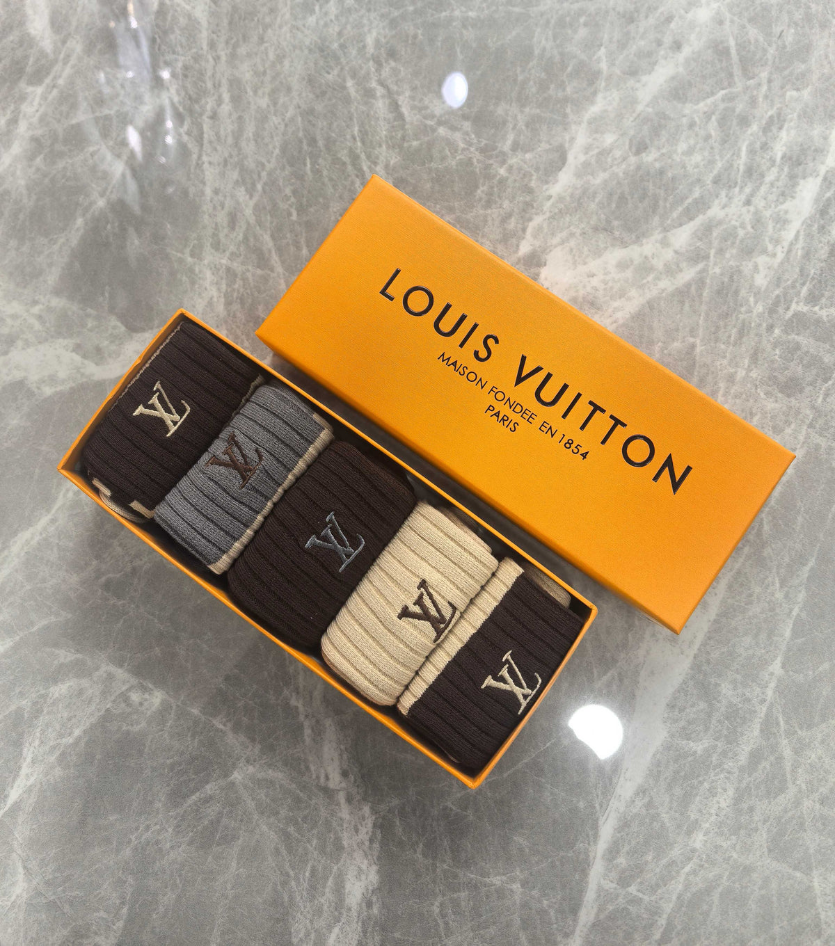 Louis Vuitton Cotton Short Socks - 5-Pair Pack
