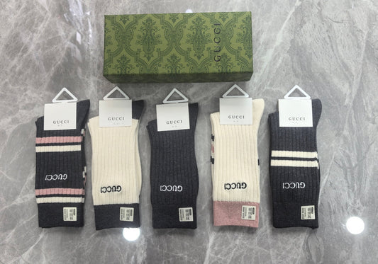 Gucci Cotton Short Socks - 5-Pair Pack