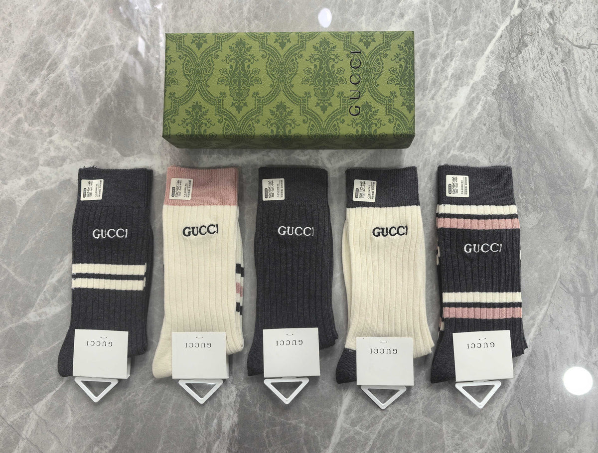 Gucci Cotton Short Socks - 5-Pair Pack