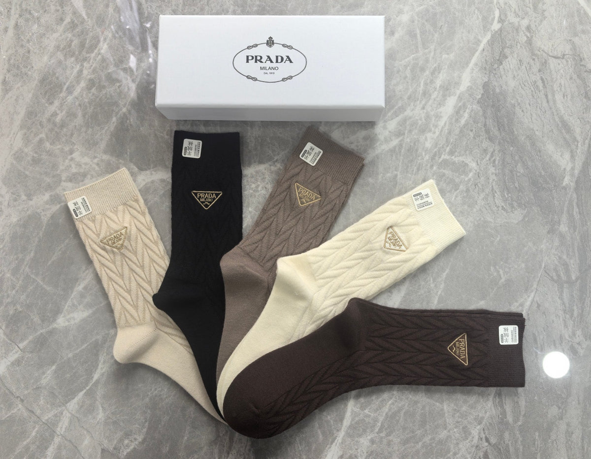 Prada Short Socks - 5-Pair Pack