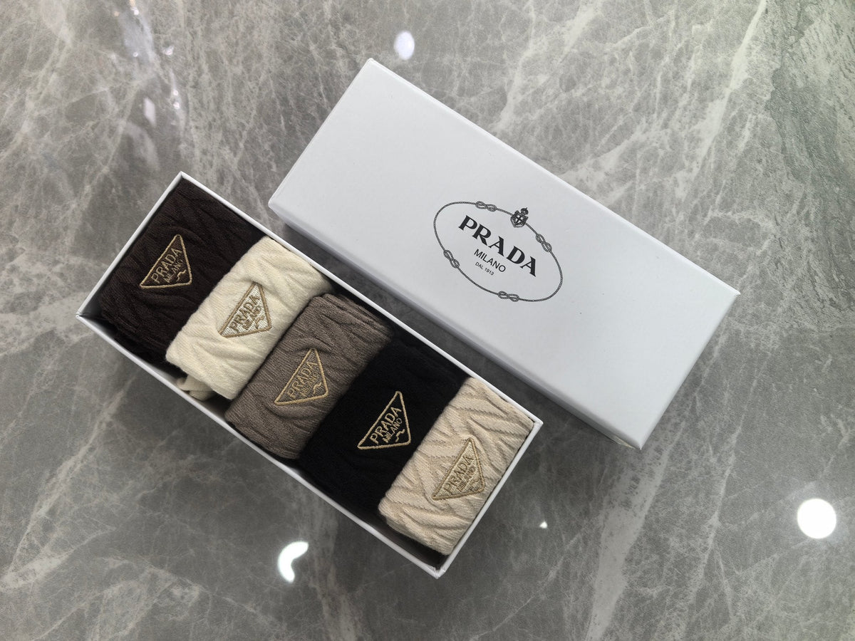 Prada Short Socks - 5-Pair Pack