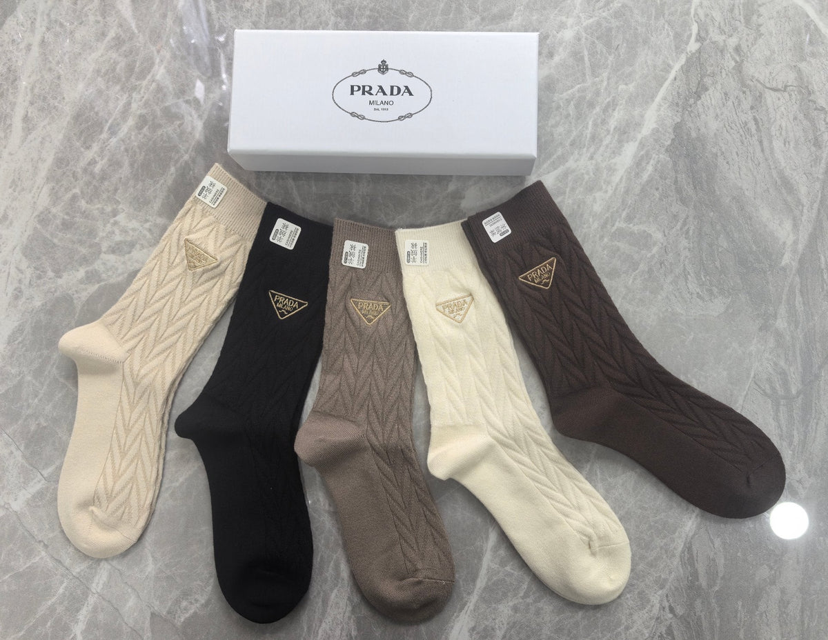 Prada Short Socks - 5-Pair Pack
