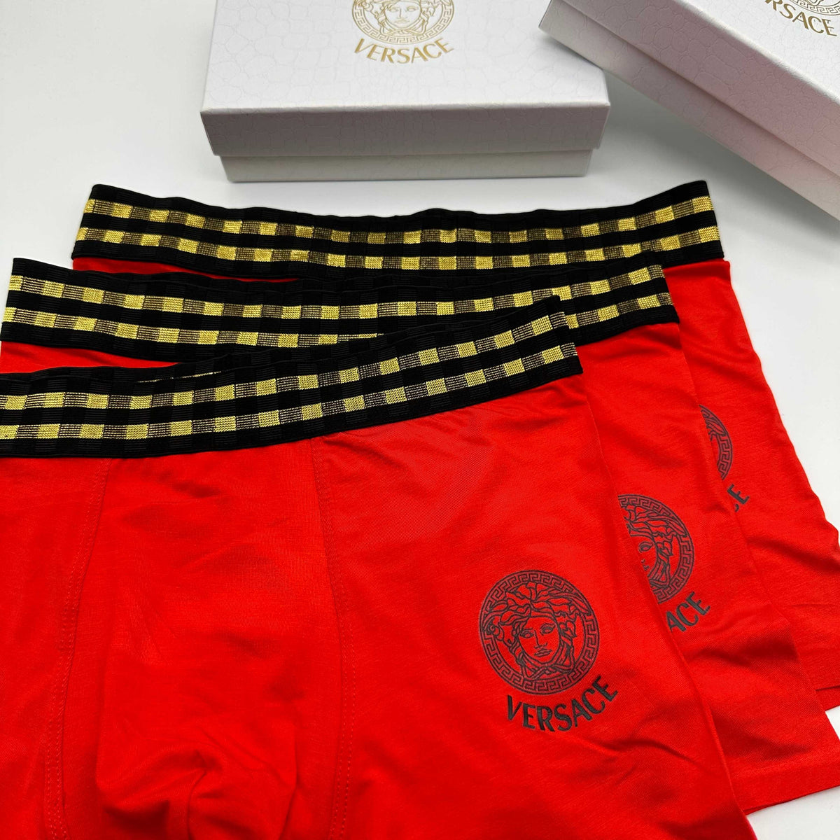 Versace Modal Men's Boxer Briefs - 3-Piece Box