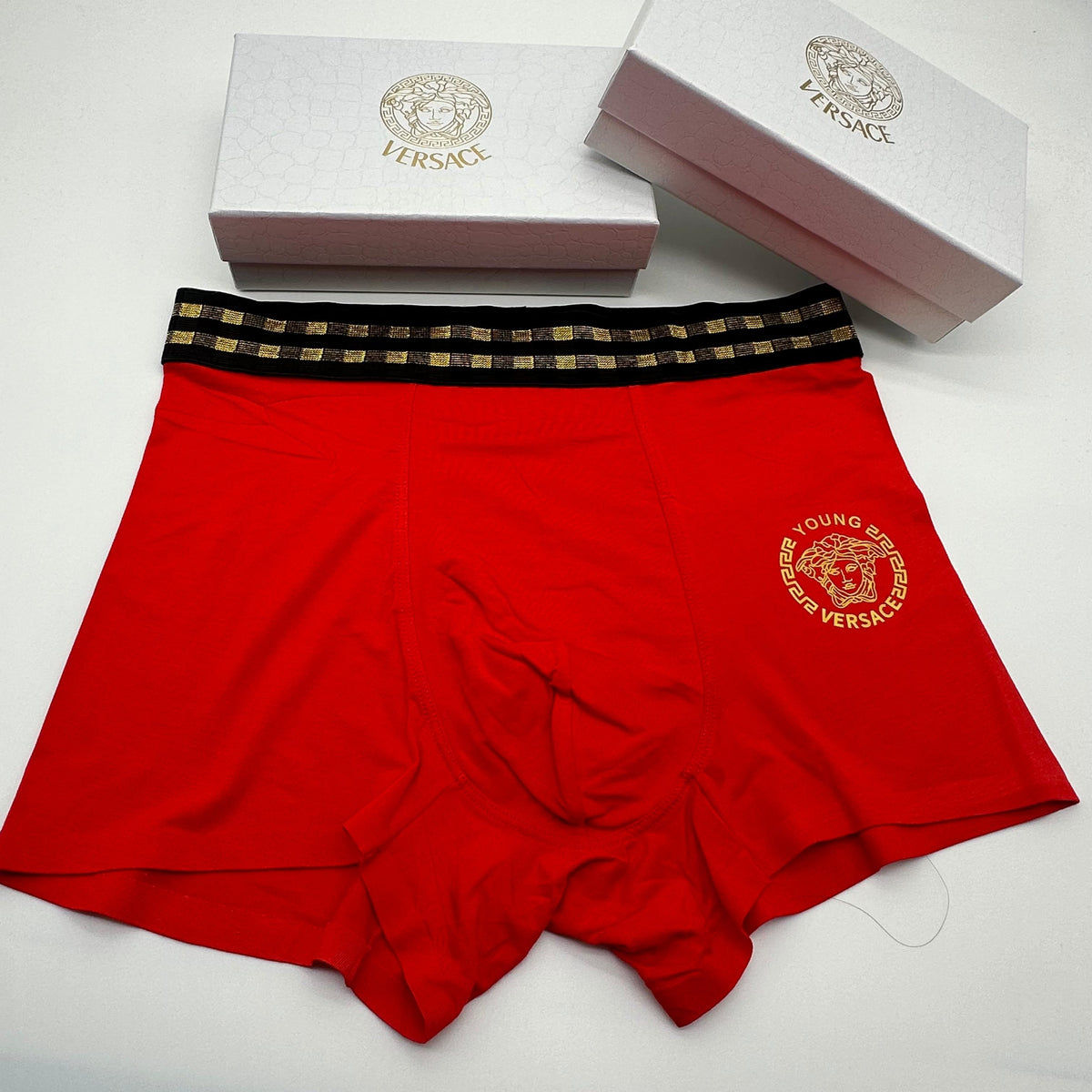 Versace Modal Men's Boxer Briefs - 3-Piece Box