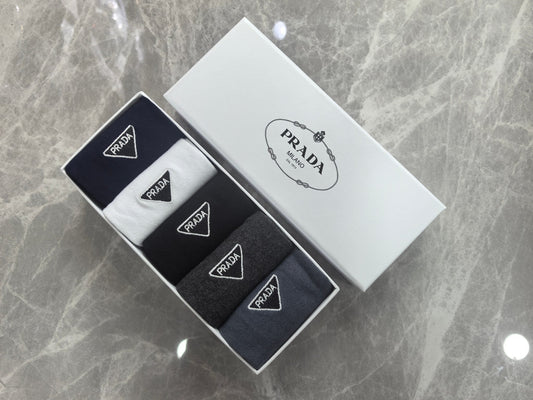 Prada Cotton Short Socks - 5-Pair Pack