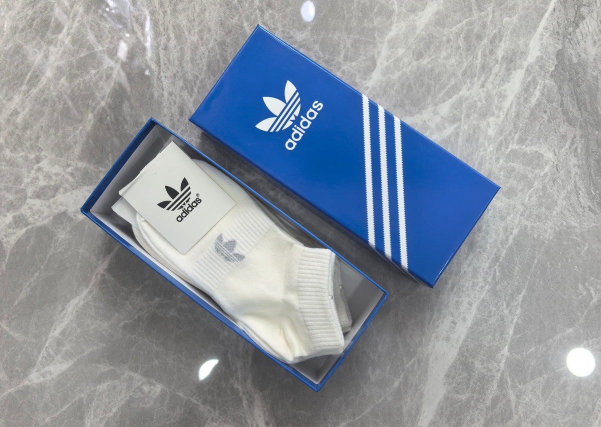 Adidas Cotton Short Socks - 5-Pair Pack
