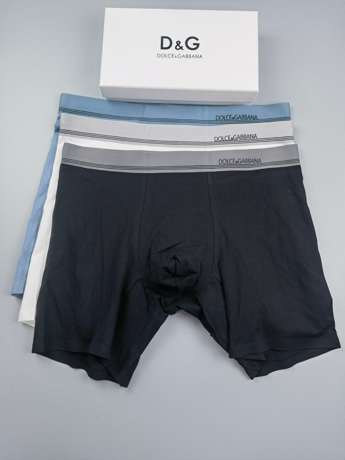Cotton Men's Boxer Briefs - 3-Piece Box