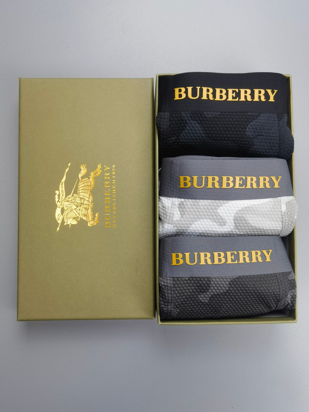 Burberry Men's Boxer Briefs - 3-Piece Box
