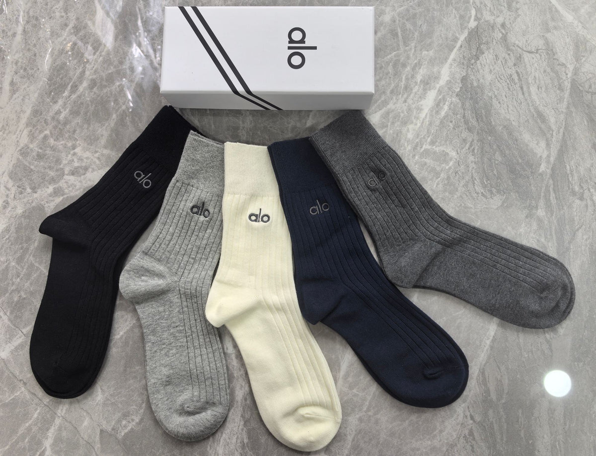Alo Cotton Short Socks - 5-Pair Pack