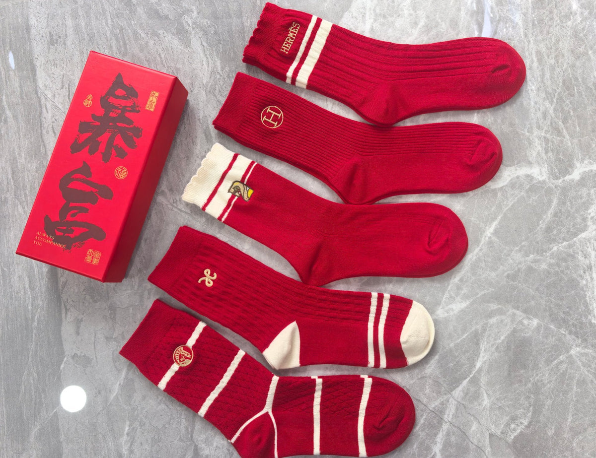 Cotton Short Socks - 5-Pair Pack