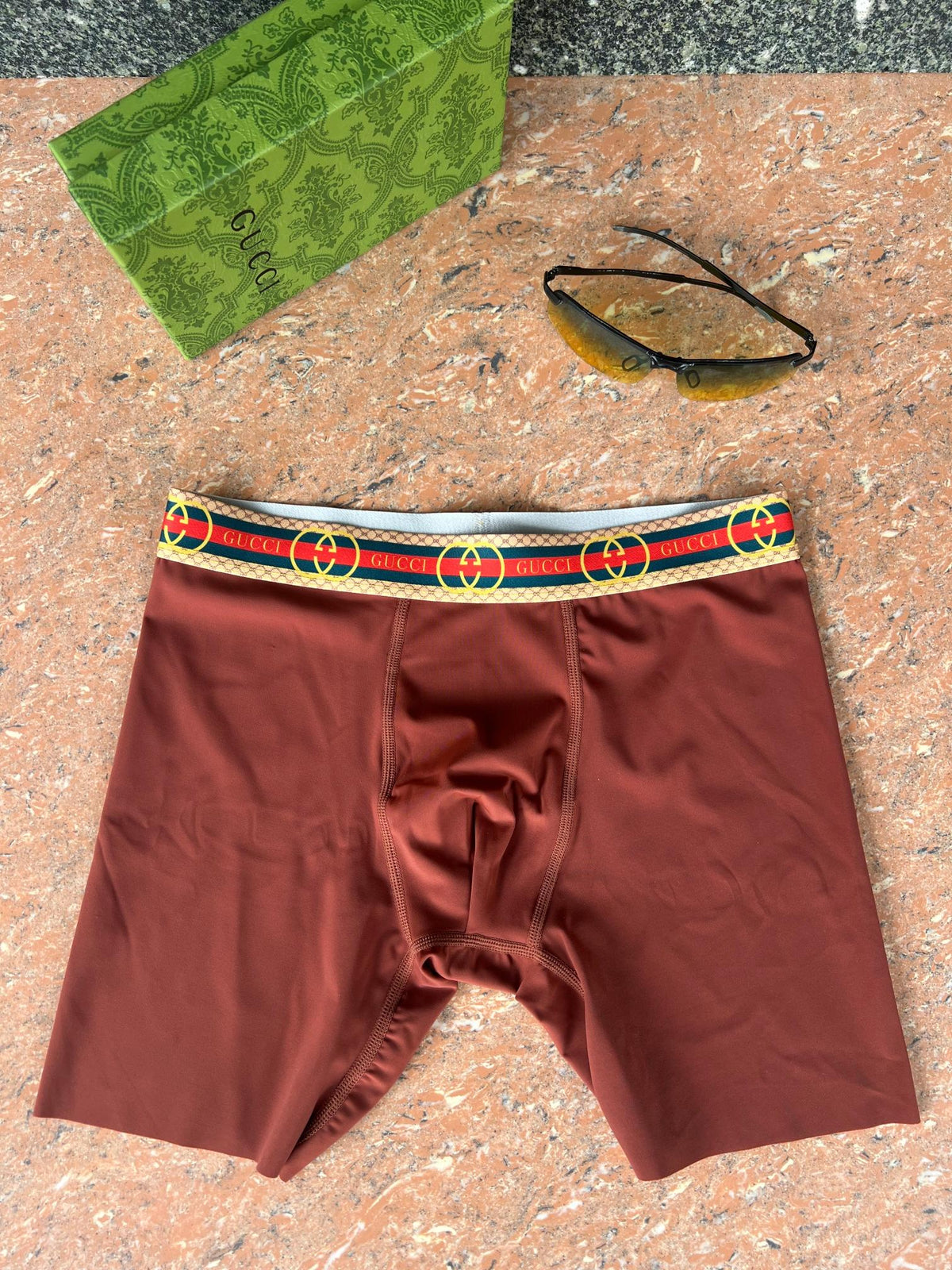Gucci Visible Branded Waistband Or Emblem Details Men's Boxer Briefs - 3-Piece Box