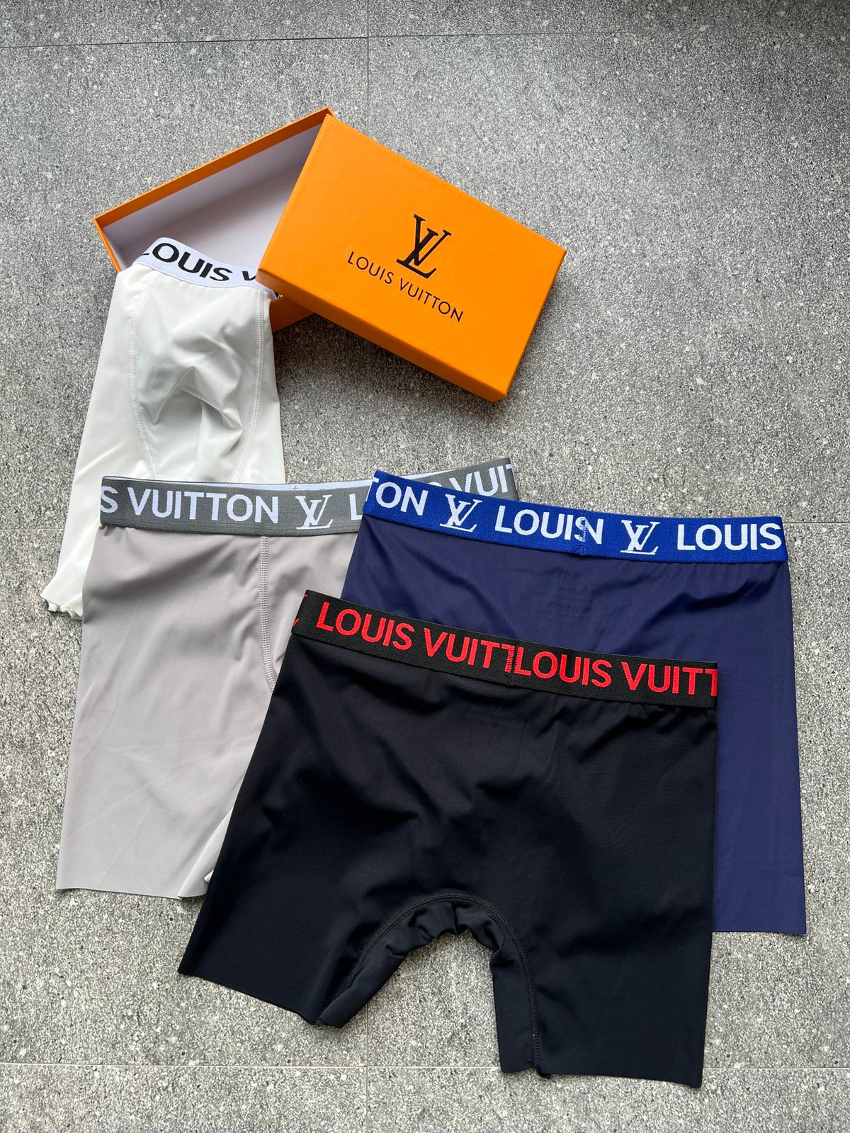 Louis Vuitton Logo Waistbands Men's Boxer Briefs - 3-Piece Box