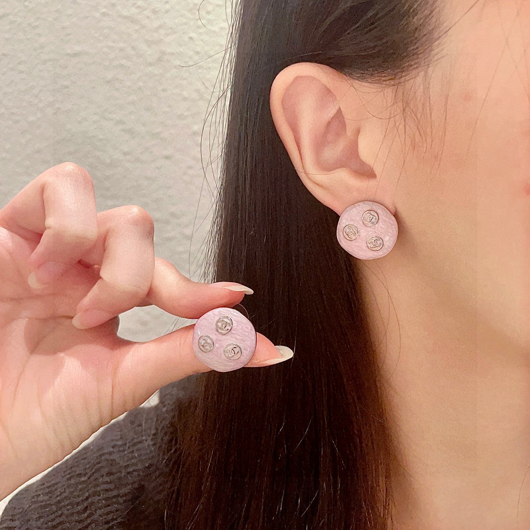 Martin Graham stud earrings in polished metal-tone – main product view