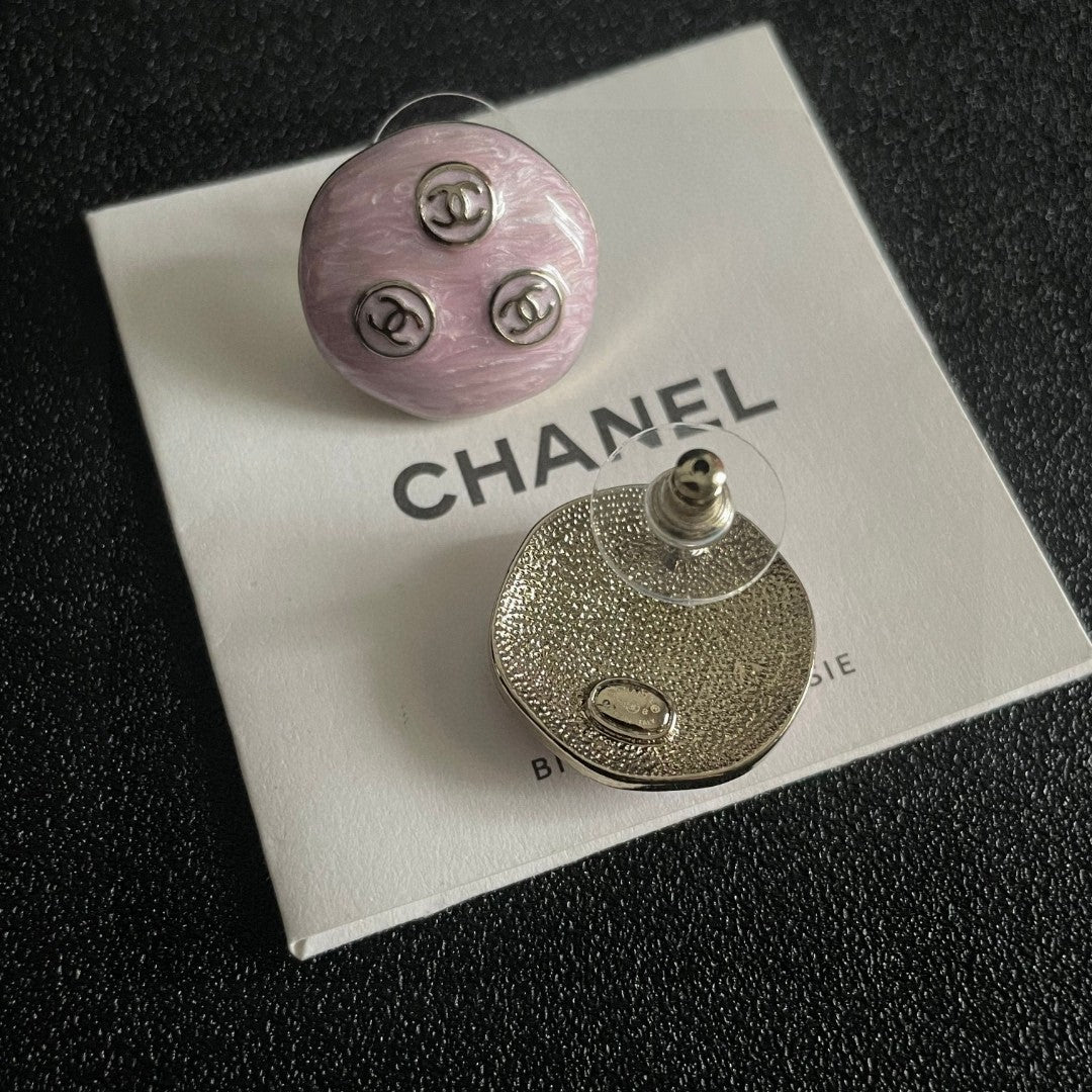 Martin Graham stud earrings in polished metal-tone – main product view