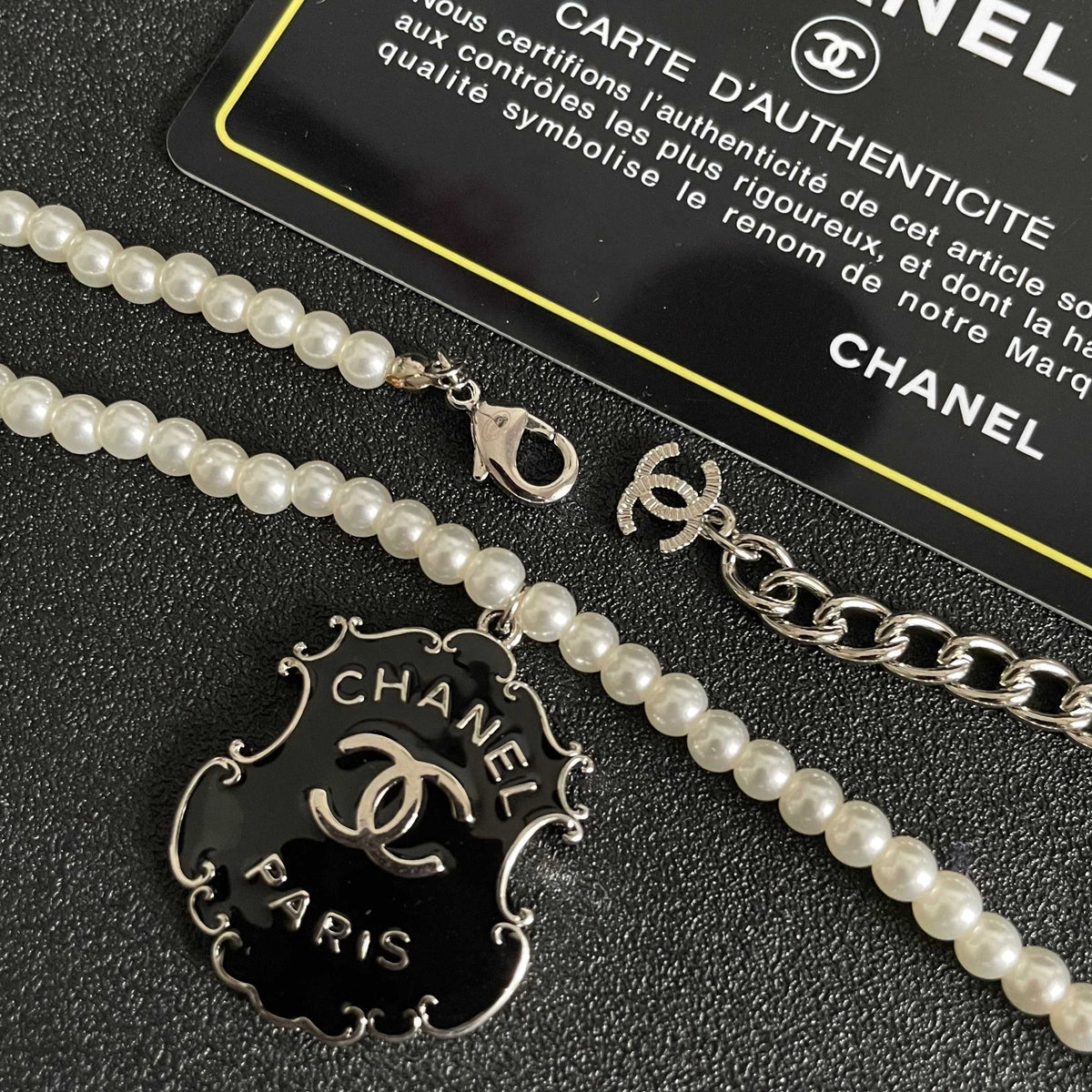 Martin Graham pendant necklace in polished metal-tone – main product view