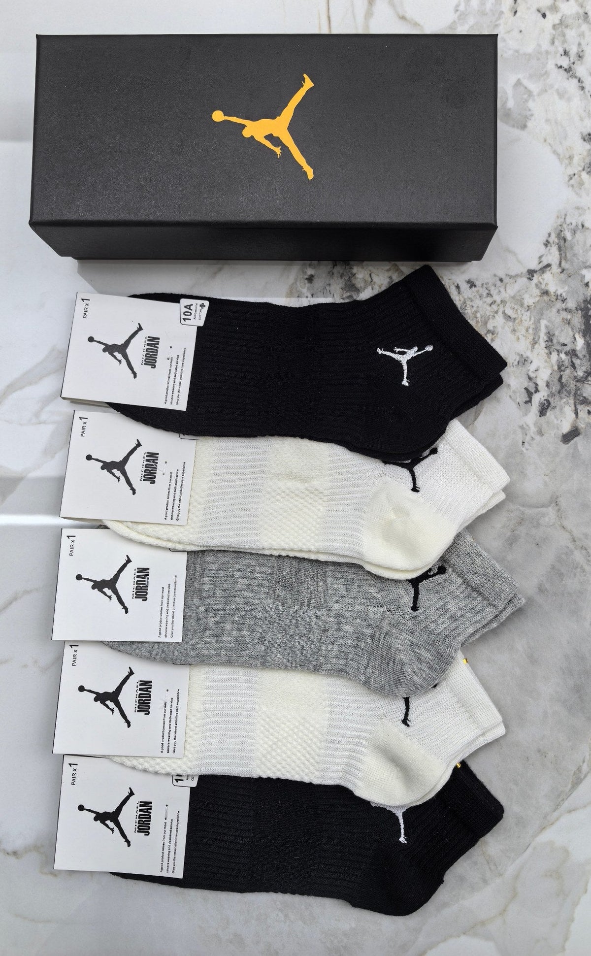 Jordan Cotton Short Socks - 5-Pair Pack