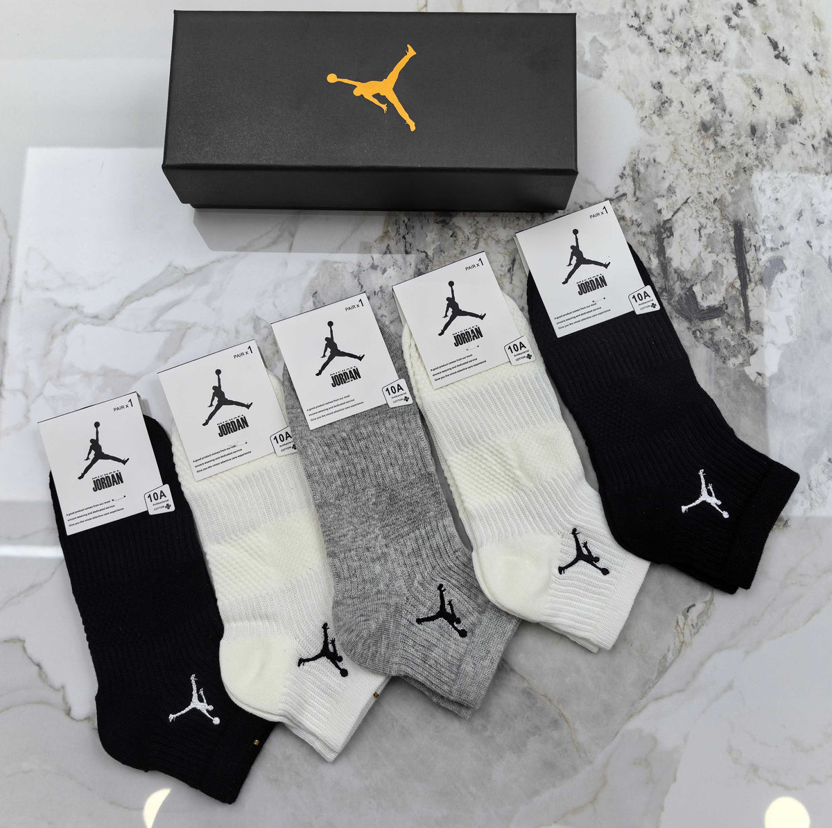 Jordan Cotton Short Socks - 5-Pair Pack