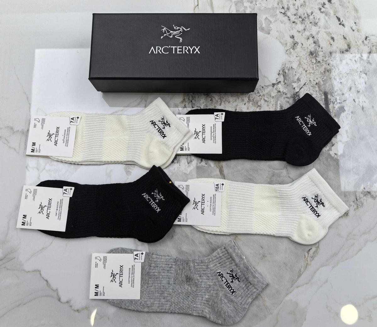 Arc'teryx Cotton Short Socks - 5-Pair Pack