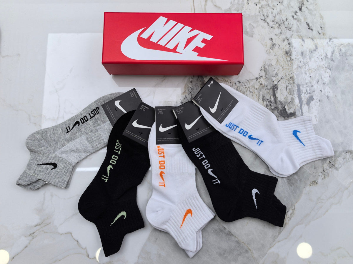 Nike Cotton Short Socks - 5-Pair Pack