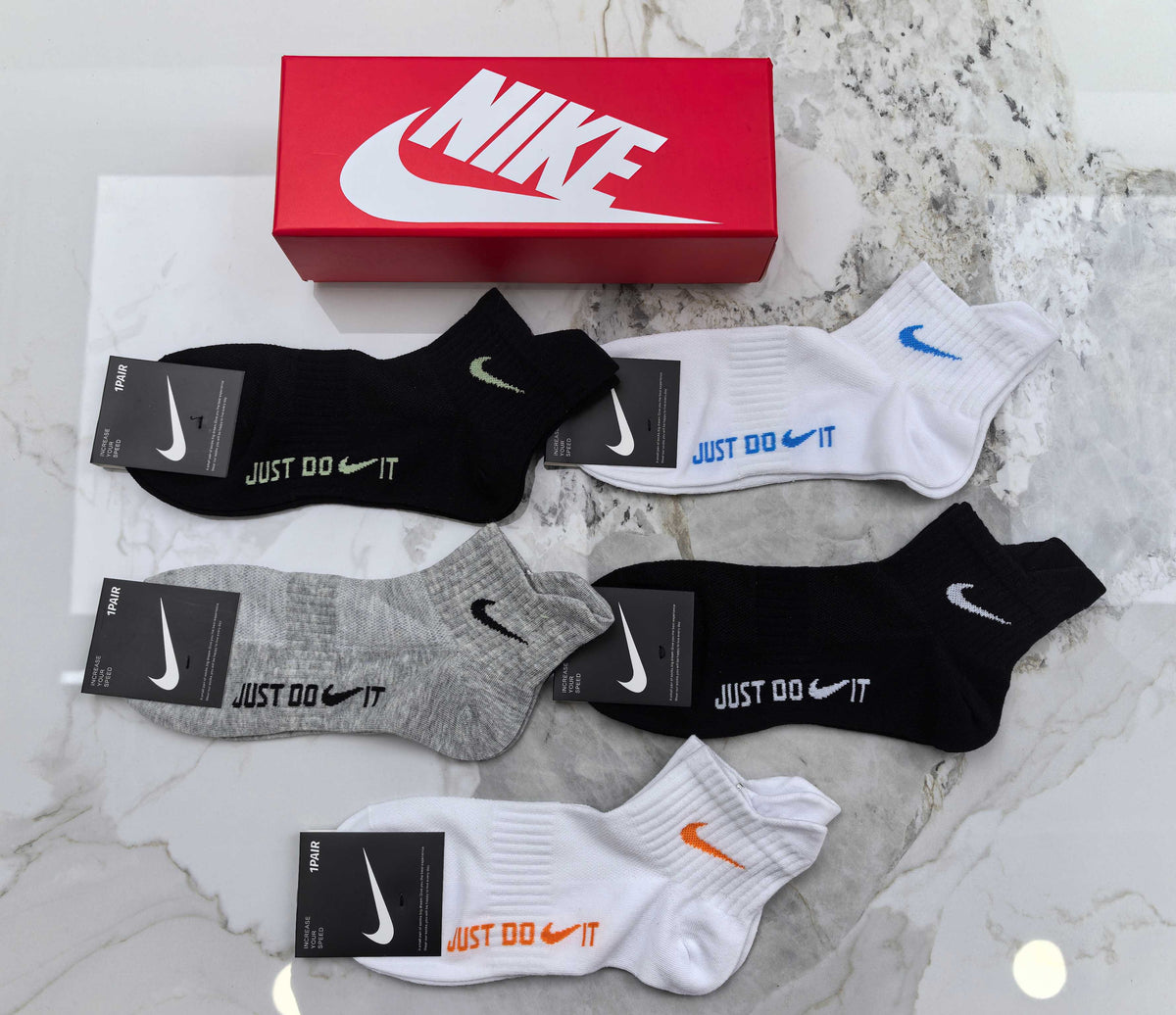 Nike Cotton Short Socks - 5-Pair Pack