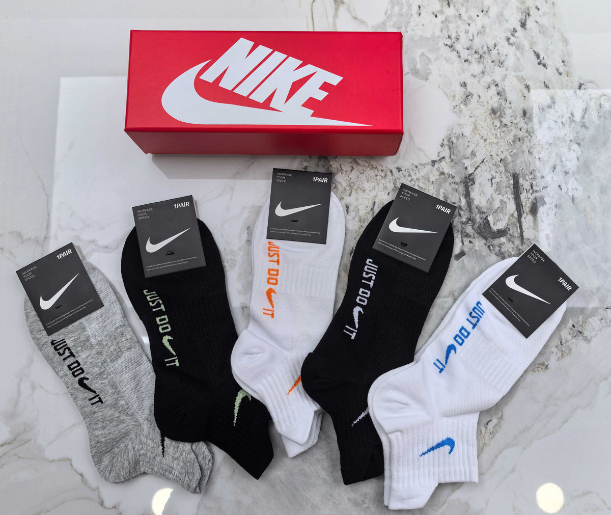 Nike Cotton Short Socks - 5-Pair Pack