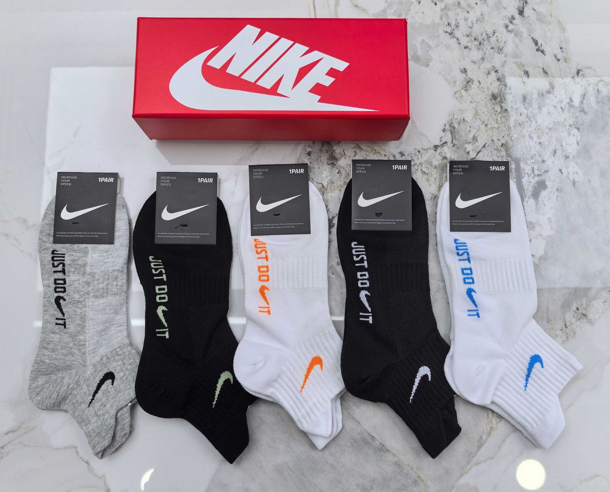 Nike Cotton Short Socks - 5-Pair Pack