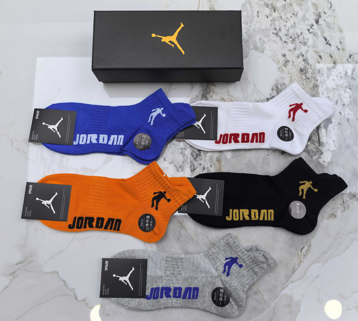 Jordan Cotton Short Socks - 5-Pair Pack