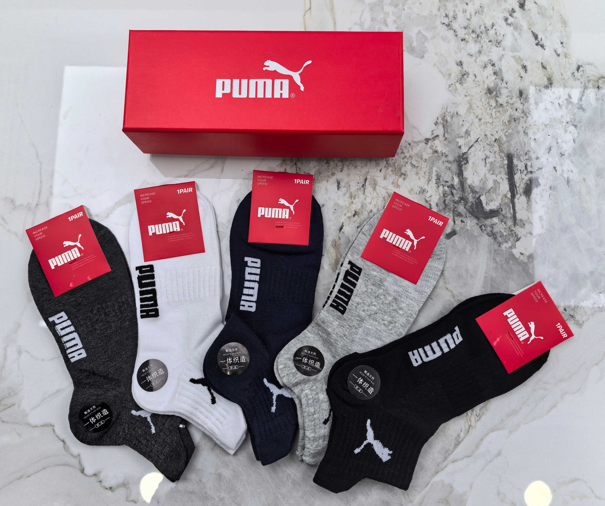 Puma Cotton Socks - 5-Pair Pack