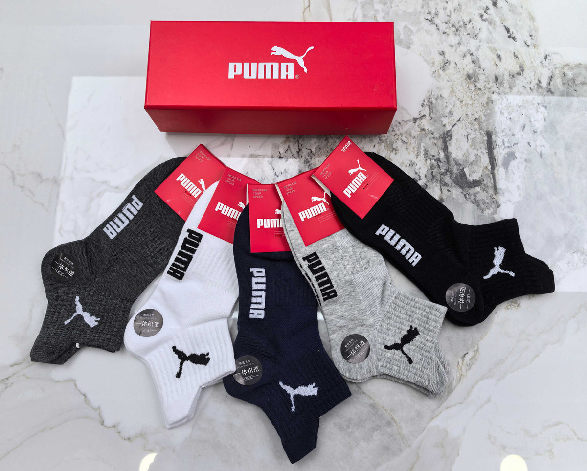 Puma Cotton Socks - 5-Pair Pack