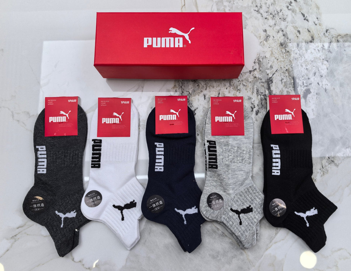 Puma Cotton Socks - 5-Pair Pack
