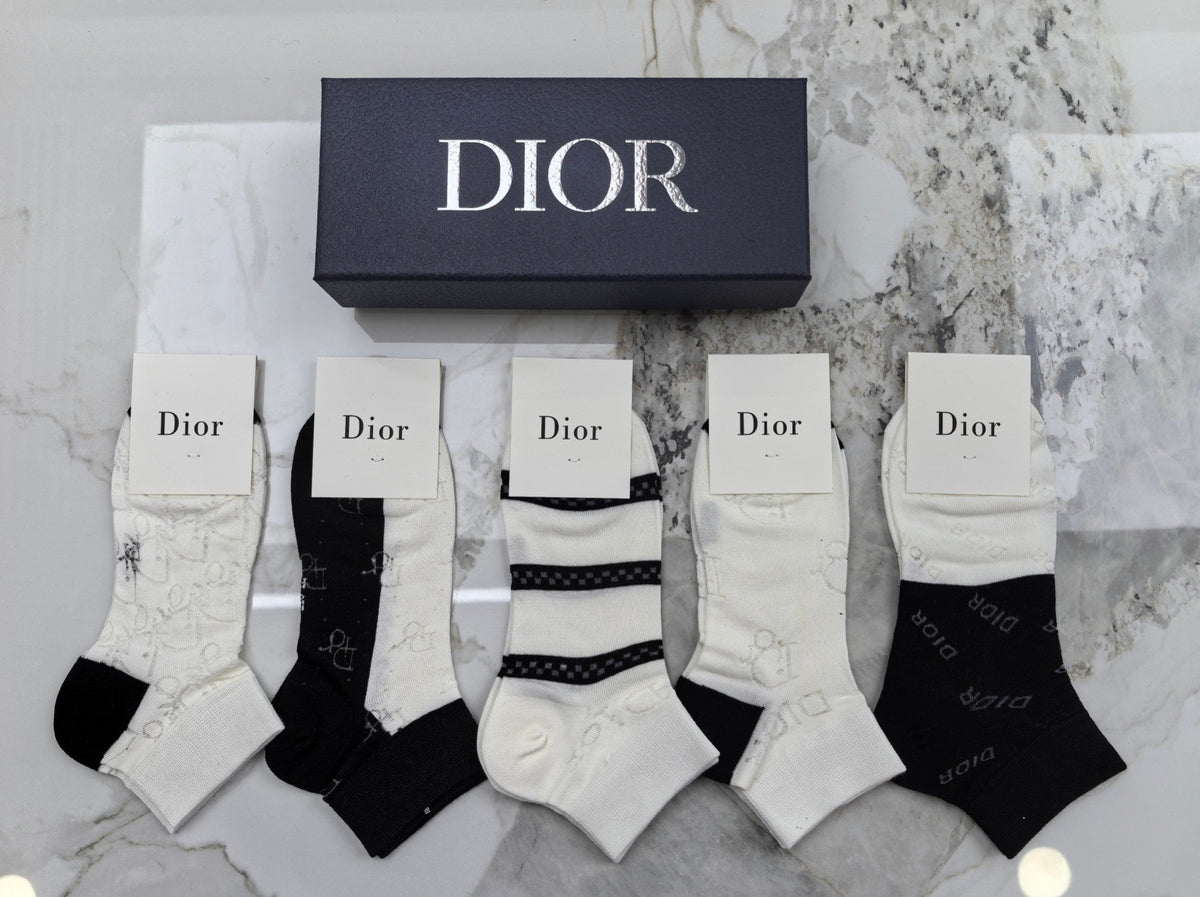 Dior Modal Socks – 5-Pair Pack